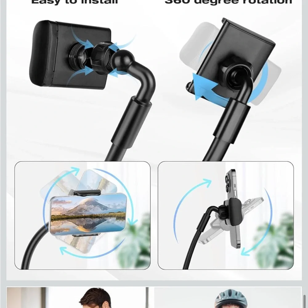 New in box Hand free Black Flexible Phone Holder